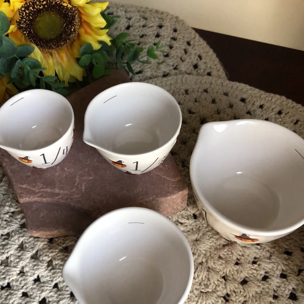 Rae Dunn Halloween Jack O Lantern Measuring Cups